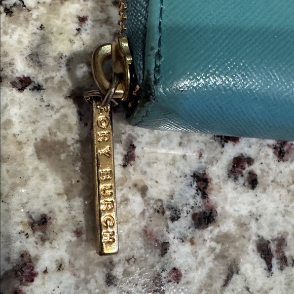 Tory Burch Teal Zip -Around Wallet - Picture 9 of 12